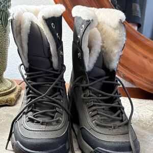 Fila Black and Gray Winter Boots